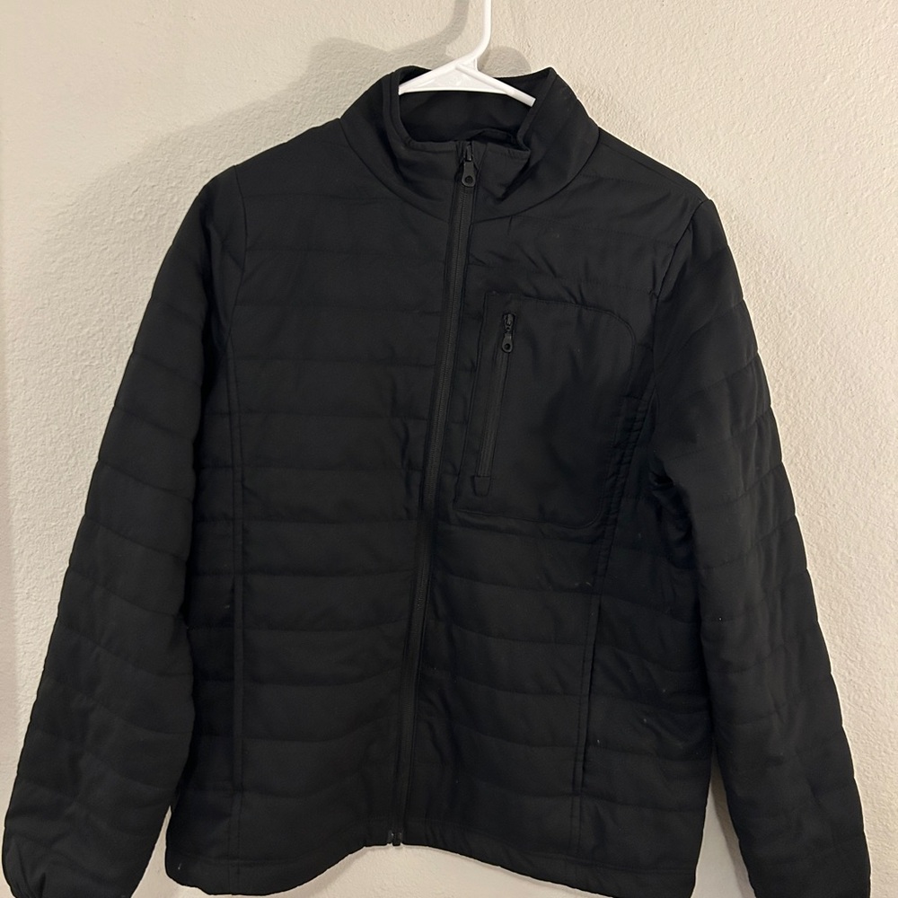 Girlfriend Collective Packable Puffer in Black